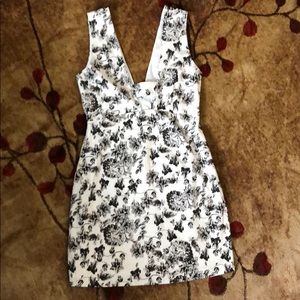 New! Lucca dress. Black floral print.